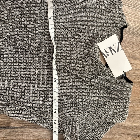 ZARA Pronounced Seam Maxi Dress Women’s Med Grey Stretch Open Back Grunge Gothic - Picture 8 of 11